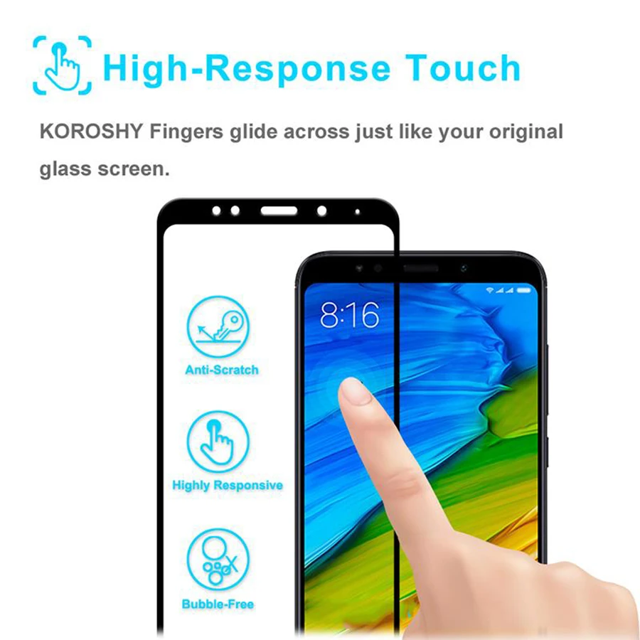 Стекло для Xiaomi Redmi 5 закаленное 5a Note5 5c 5s 5x Plus Pro ксиоми Xaomi Xiomi Ksiomi A5 X5 a1