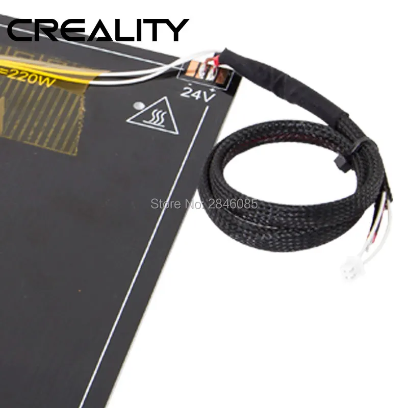 Creality 3D части MK3 Горячая кровать доска комплект + кабель 220 Вт 24 в 3 мм для горячей Ender