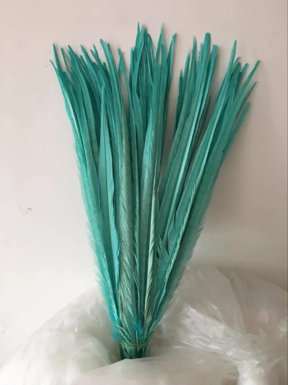 

200 Pieces -20-22"multicolors Dyed Over Natural Long Ringneck Pheasant Tail Feather DIY lady amherst pheasant tails for crafts