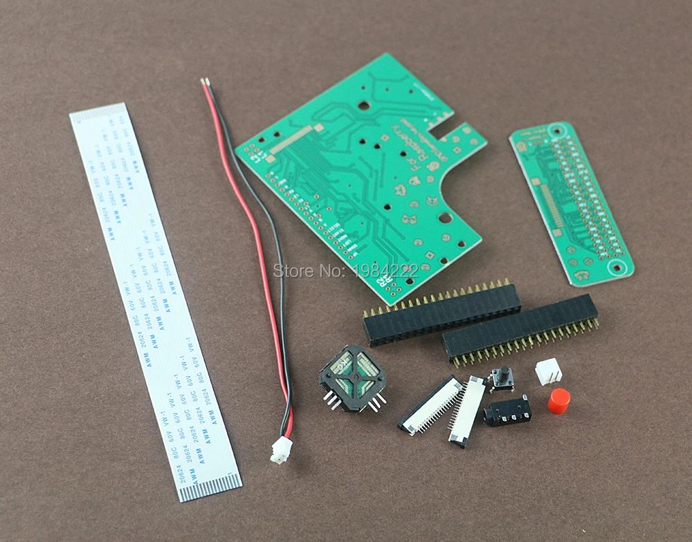 20 компл./лот DIY 6 кнопками доски PCB переключатель разъем провода комплект для Raspberry
