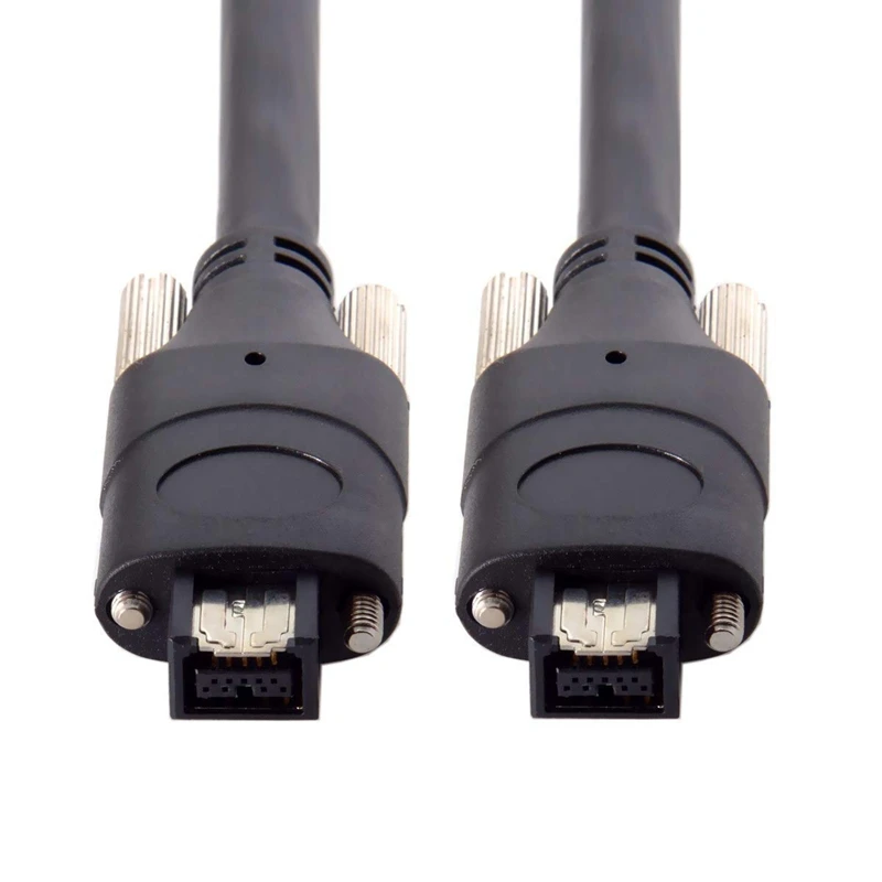 Firewire 800 Ieee 1394 9 контактный разъем на кабель винтовой Тип крепления для камеры 1 0 м| |