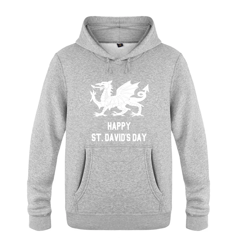 Happy St. David's Day Shirt-Saint David Новинка толстовки мужские 2018 пуловеры флисовые с
