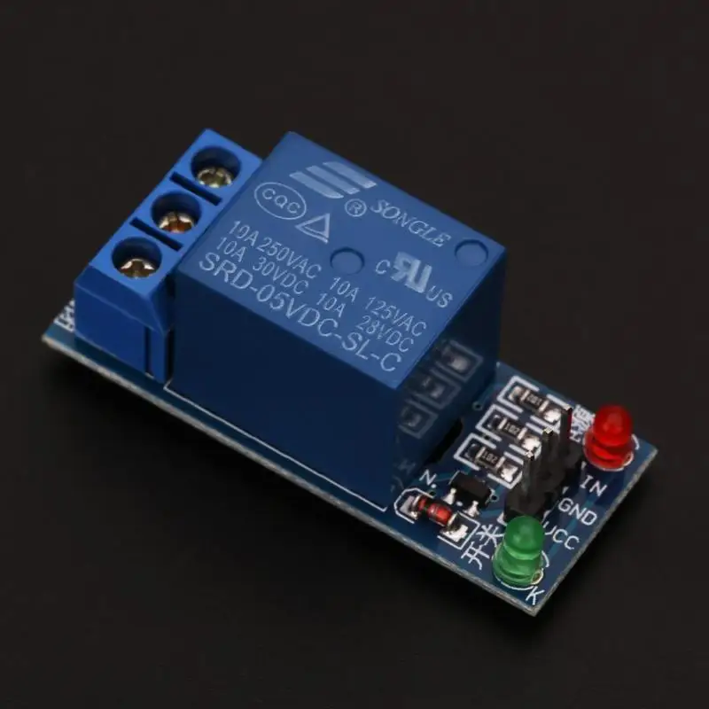 5Pcs 1-Channel 5V Relay Module Shield for Arduino 1280 2560 ARM PIC AVR DSP | Электроника