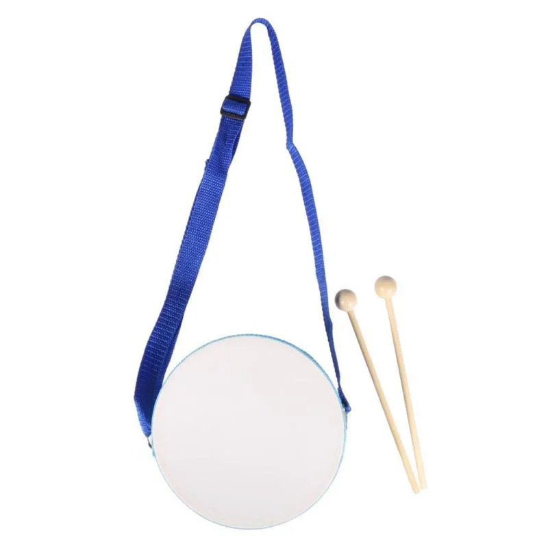 Деревянный барабан с палочками музыкальный инструмент обучающая игрушка