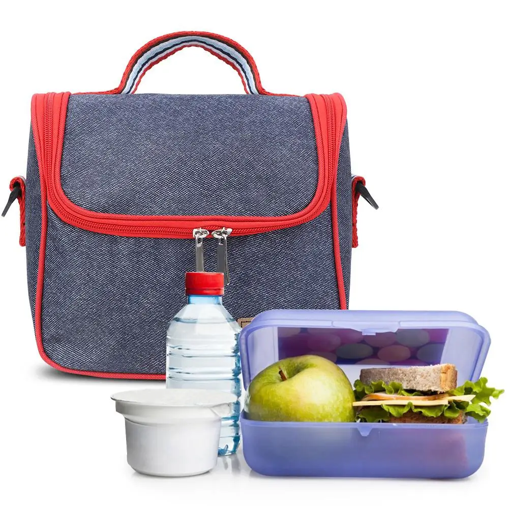 Домашний портативный Термоизолированный охладитель Ланч бокс Bento Tote для пикника