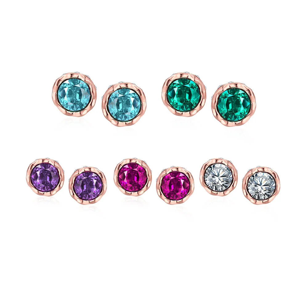 New Fashion jewelry High grade heart earrings for women Crystals From Austrian woman girl gift | Украшения и аксессуары