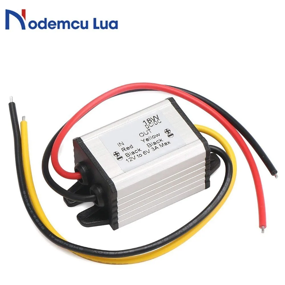 Преобразователь напряжения 12 В в 6 автомобильный преобразователь регулятор 3 А 18