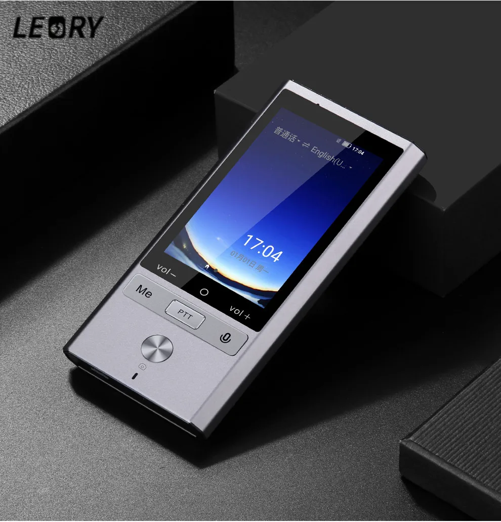 LEORY портативный мини многоязычный смарт-переводчик 75 язык s Bluetooth+ 4 г+ WiFi голосовой фото переводчик для путешествий бизнес
