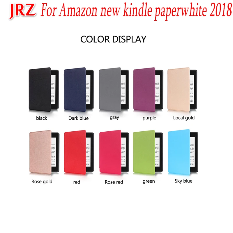 Для Amazon kindle paperwhite 2018 чехол для планшета Чехол 6 дюймов защитный из резины кожи с