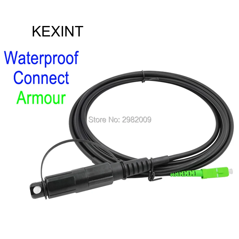 KEXINT Corning для водонепроницаемой патчи Стандартная защита 3 м с разъемом SC/APC / 5 шт.