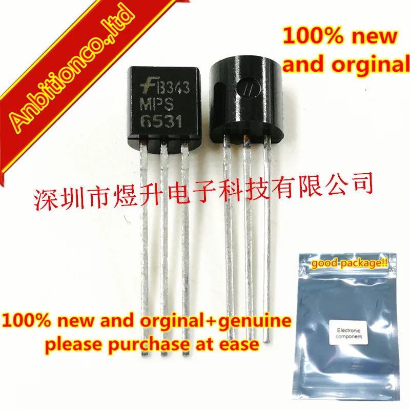 5 шт. 100% Новый оригинальный MPS6531 1A 40V MPS6534 TO 92|Комплекты аксессуаров для телефонов| |