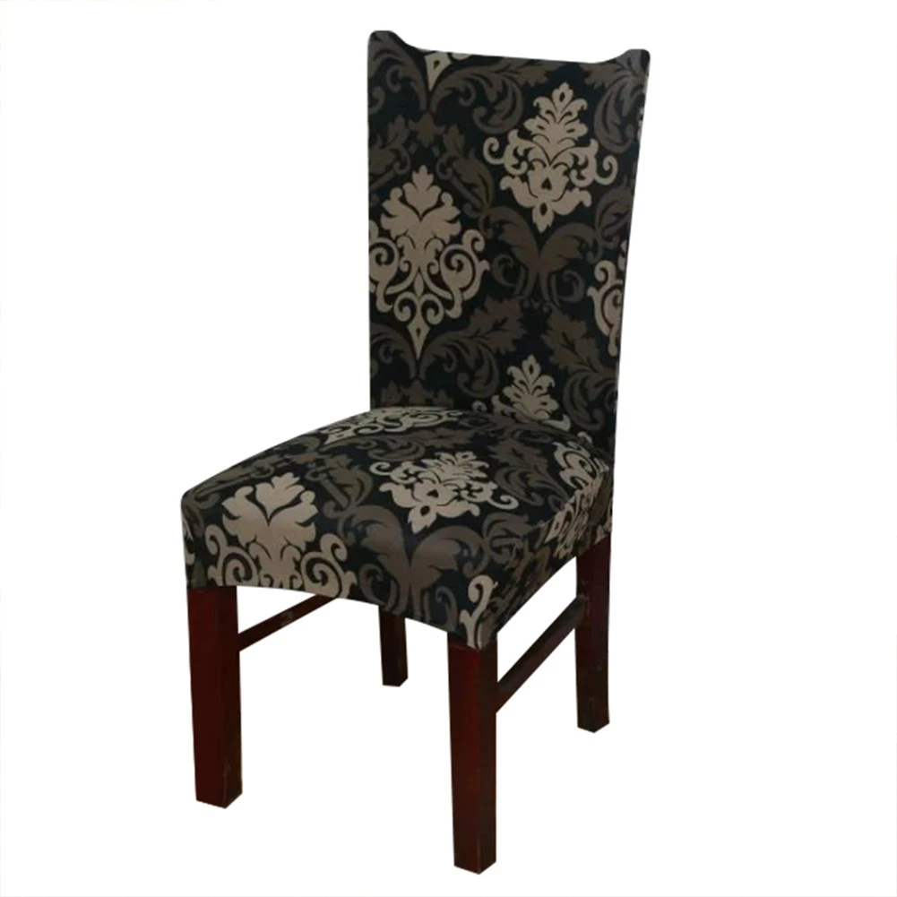 Polyester Print Elastic Chair Cover Removable Protective Covers for Home Wedding Hotel Christmas | Дом и сад