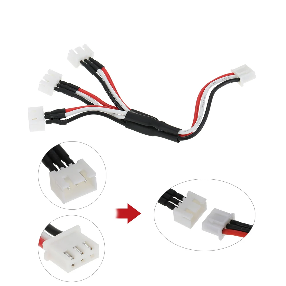 3 в 1 Зарядка аккумулятора подключение для H16 X6 WLtoys V262 V666 A959 A979 V912 V913 K120 SYMA X8C X8W X8G RC