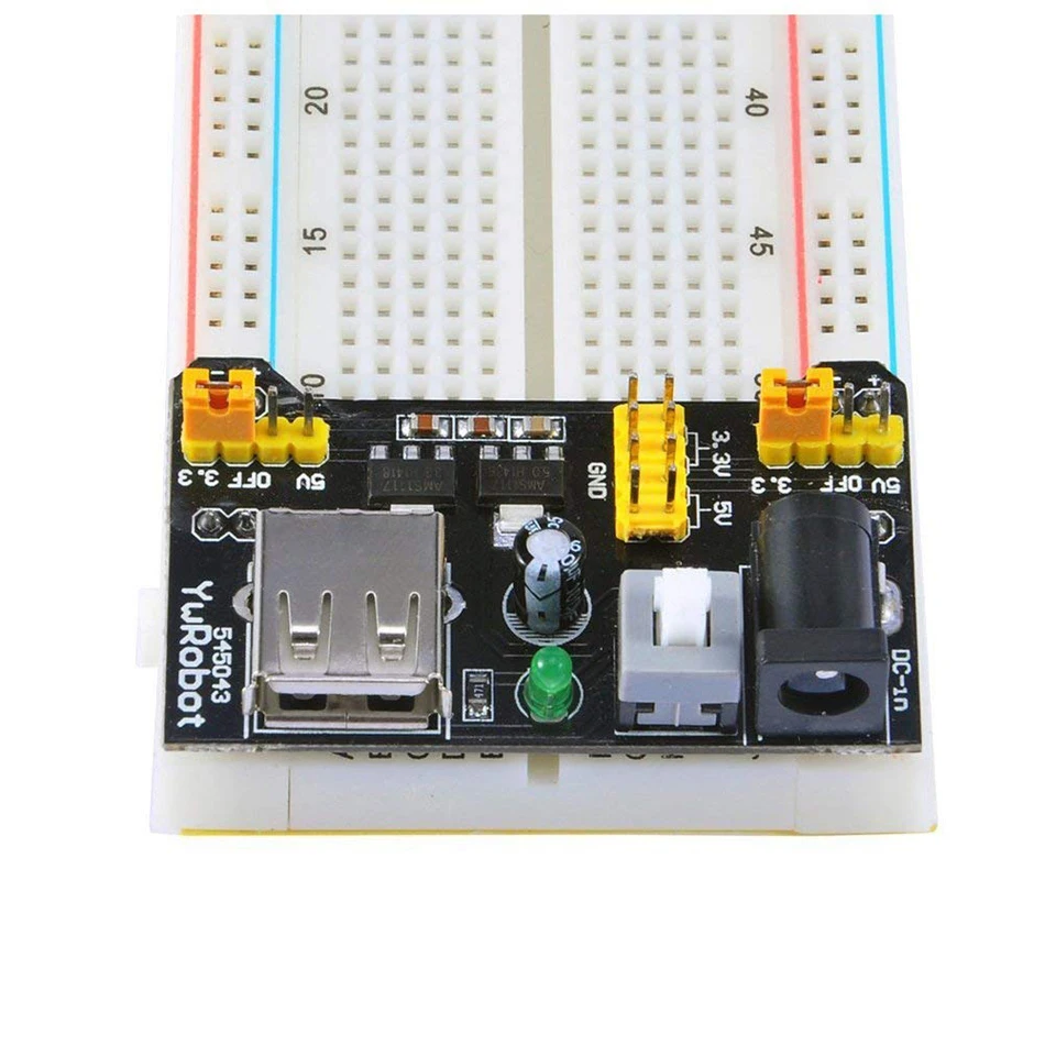 Макетная плата MB102 без пайки модуль питания для Arduino Nano 3 В 5 в белая/черная
