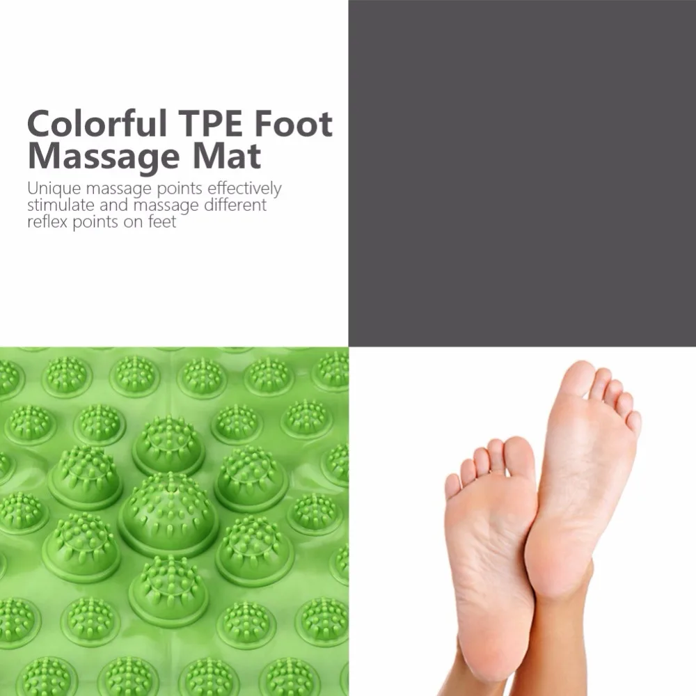 Горячее предложение! Профессиональное Прочный TPE ног массаж пальцев MatReflexology