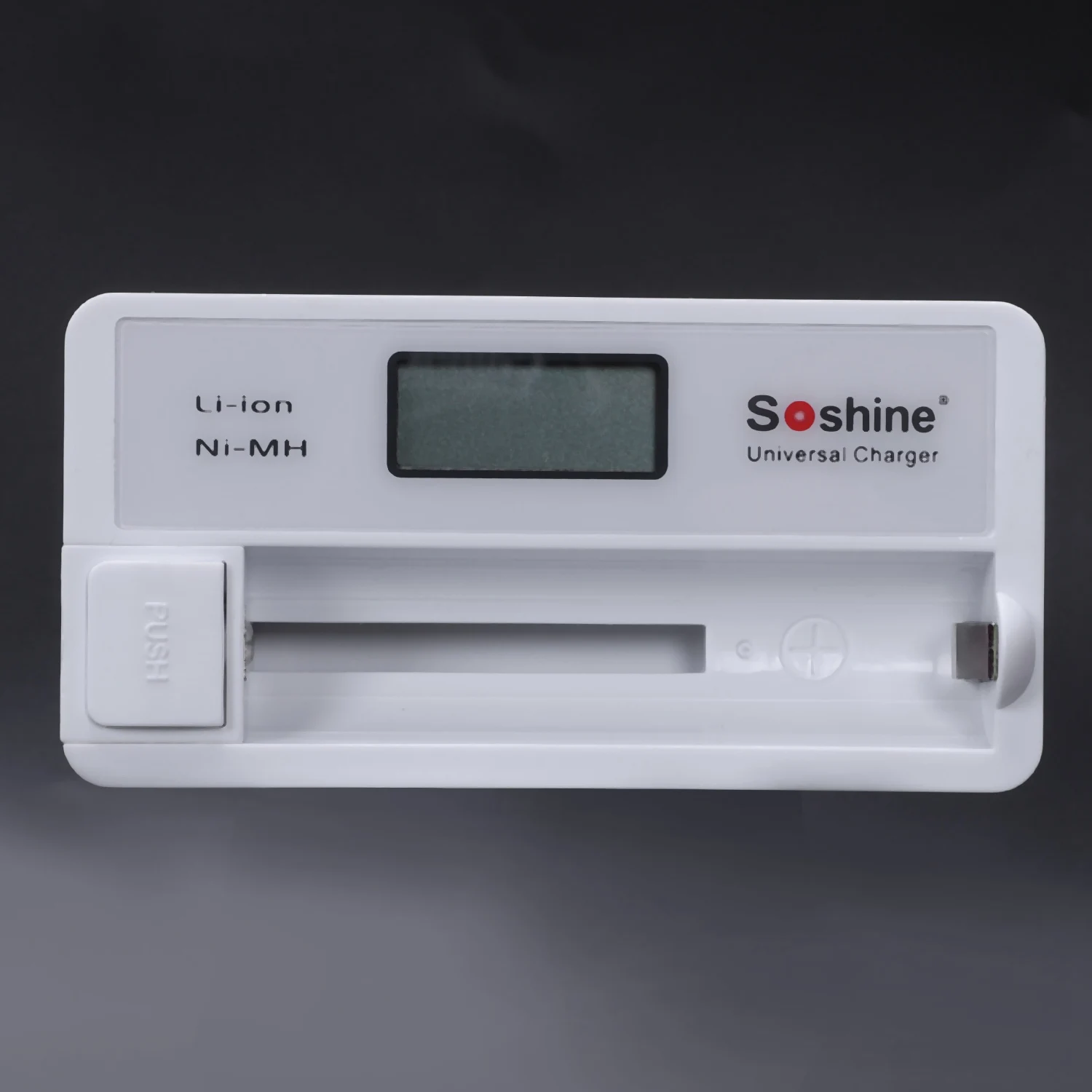 OPQ Soshine SC S7 US plug lcd Цифровой 1 слот 18650 14500 16340 зарядное устройство белый|Зарядные