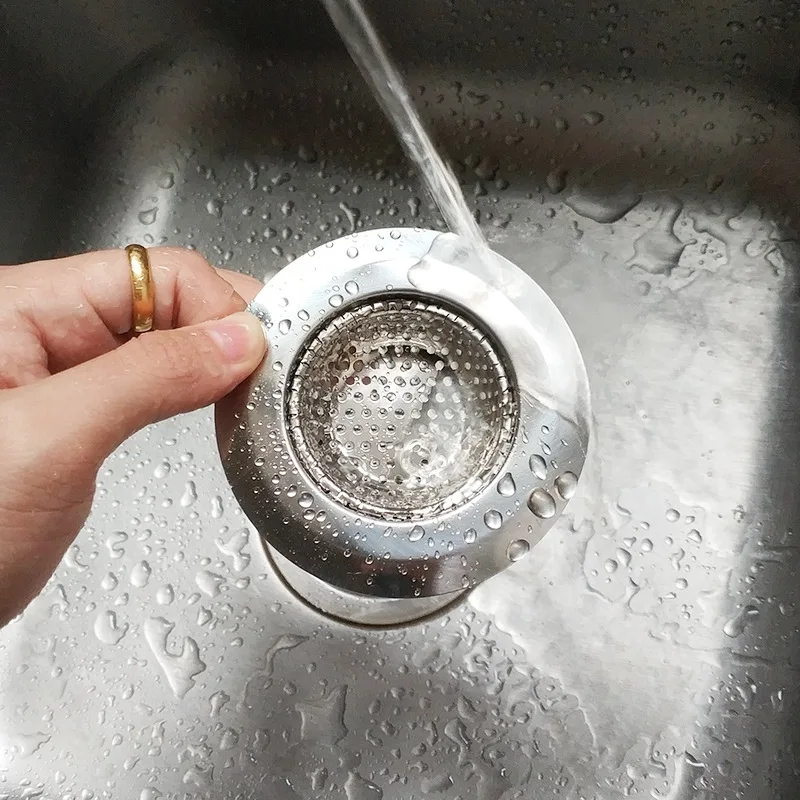 

Stainless Steel Kitchen Sink Strainer Stopper Waste Plug Sink Filter Filtre Lavabo cocina Bathroom Hair Residue Catcher