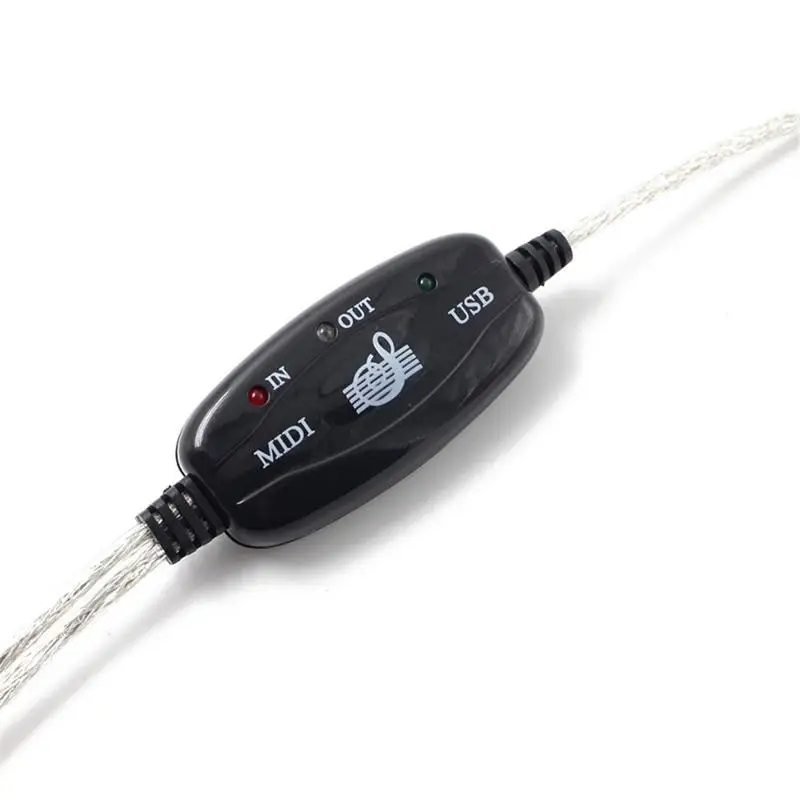 1 шт. Высококачественная клавиатура ПК адаптер USB вход MIDI интерфейс музыка запись