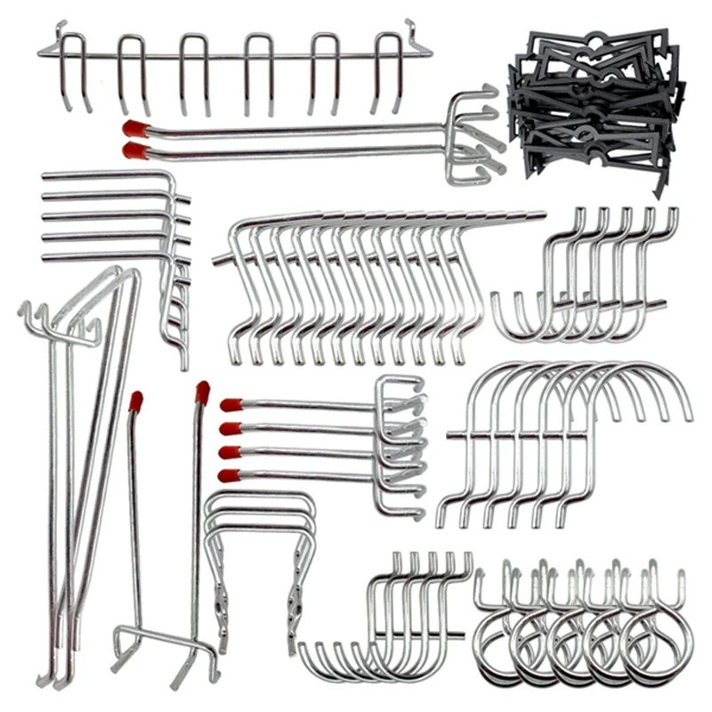 Pegboard Крючки ассортимент-102 шт Peg Hook организация | Дом и сад