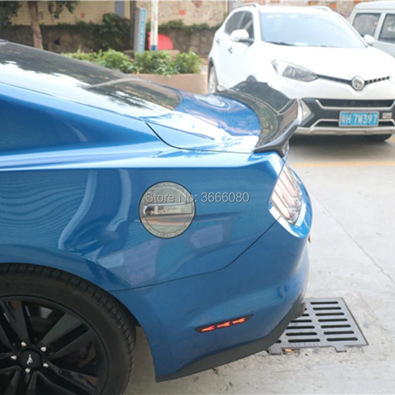 Автомобильный Стайлинг материал из углеродного волокна задний спойлер на крышу