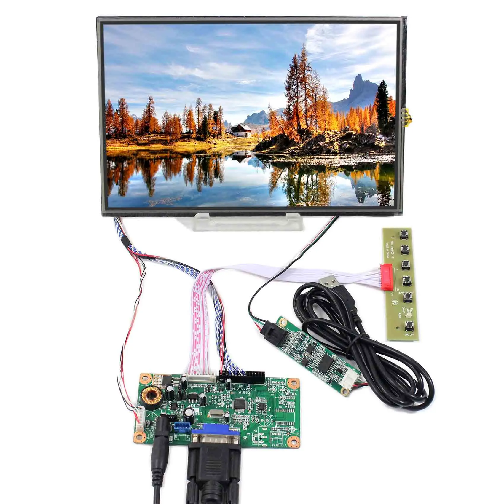 

VGA ЖК-плата работает с 10,1 дюймовым M101NWWB R6 10,1 "1280X800 ЖК-экраном