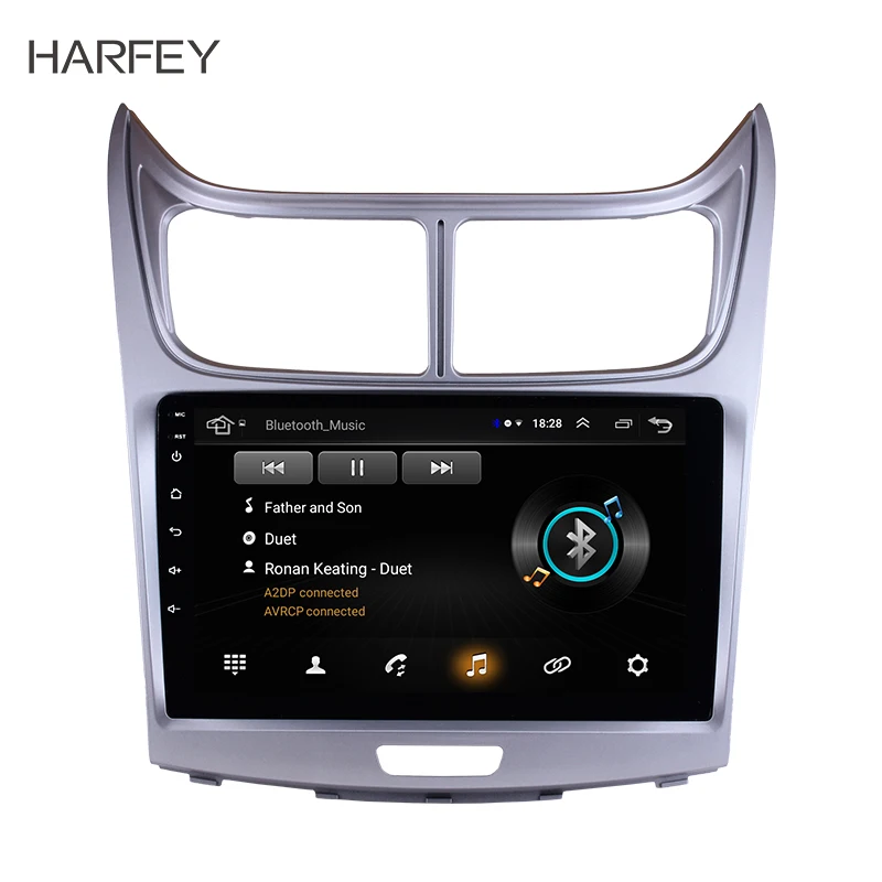 Мультимедийный плеер Harfey 9 дюймов 8 ядер Android 10 0 для Chevrolet SAil 2010 2011 2012 2013 Поддержка