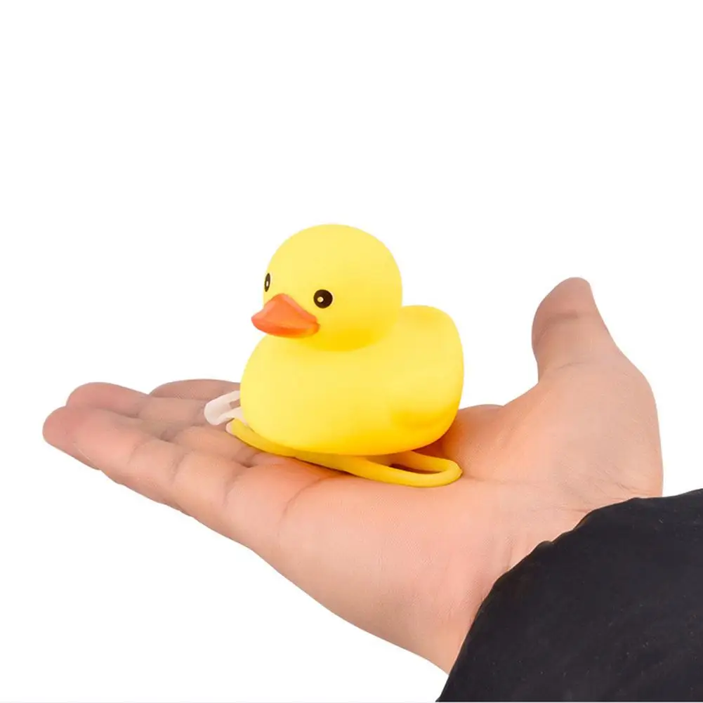 Outdoor Riding Plastic Resin Warning Lights Bicycle Small Yellow Duck Horn Light With Helmet Bells Equipment Bell | Спорт и