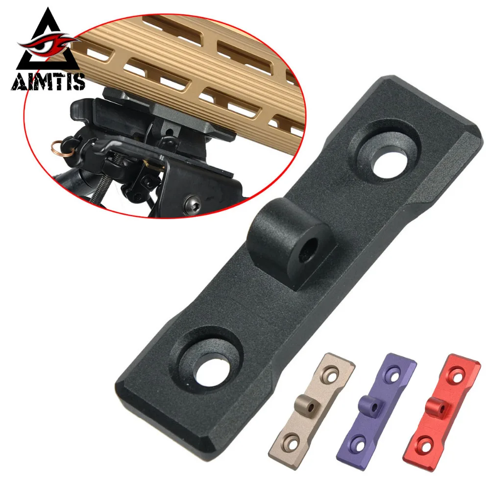 

Tactical M-LOK Bipod Mount Handguard Adapter Low Profile AR15 Rifle Accessory Harris Bipods Picatinny Rail For Hunting