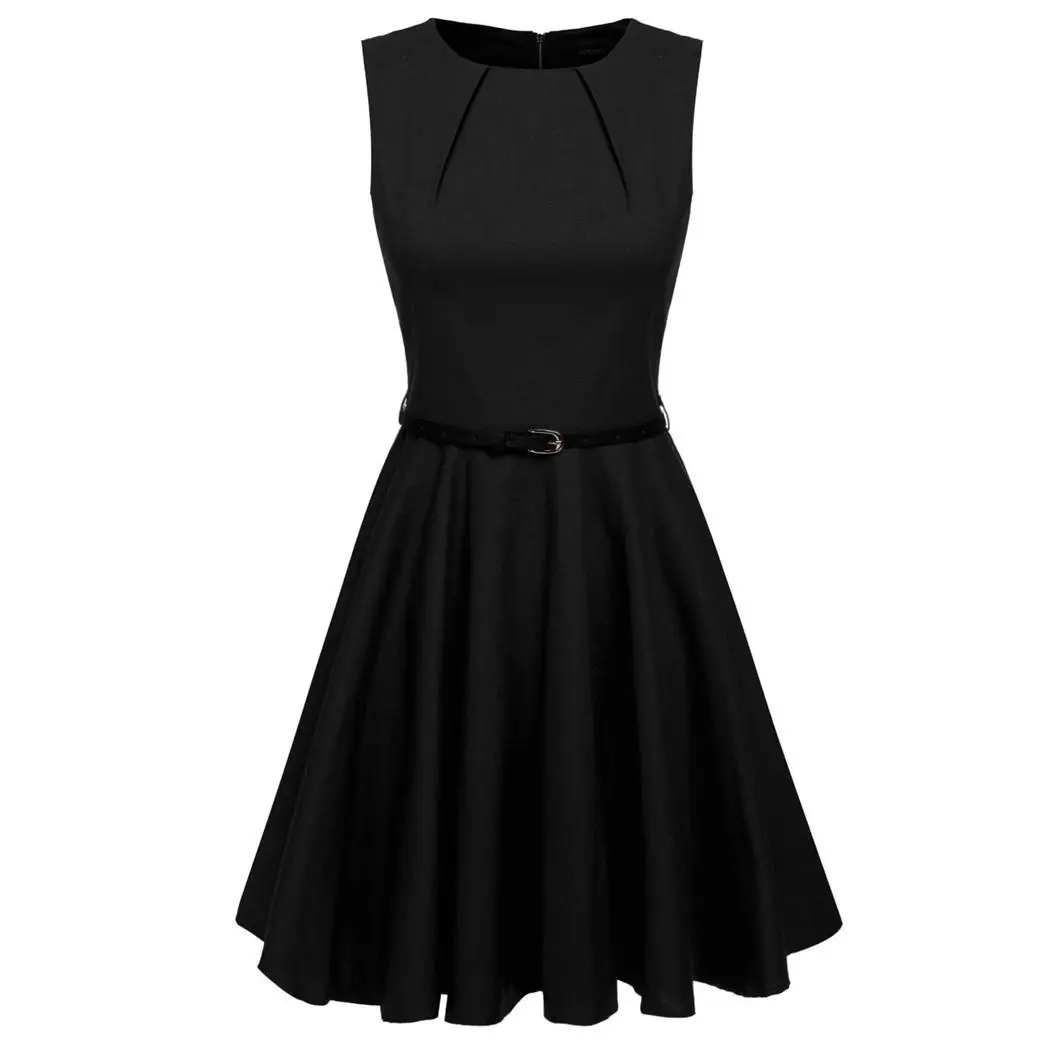 AL'OFA Для женщин коктейльное Элегантное платье без рукавов Повседневное