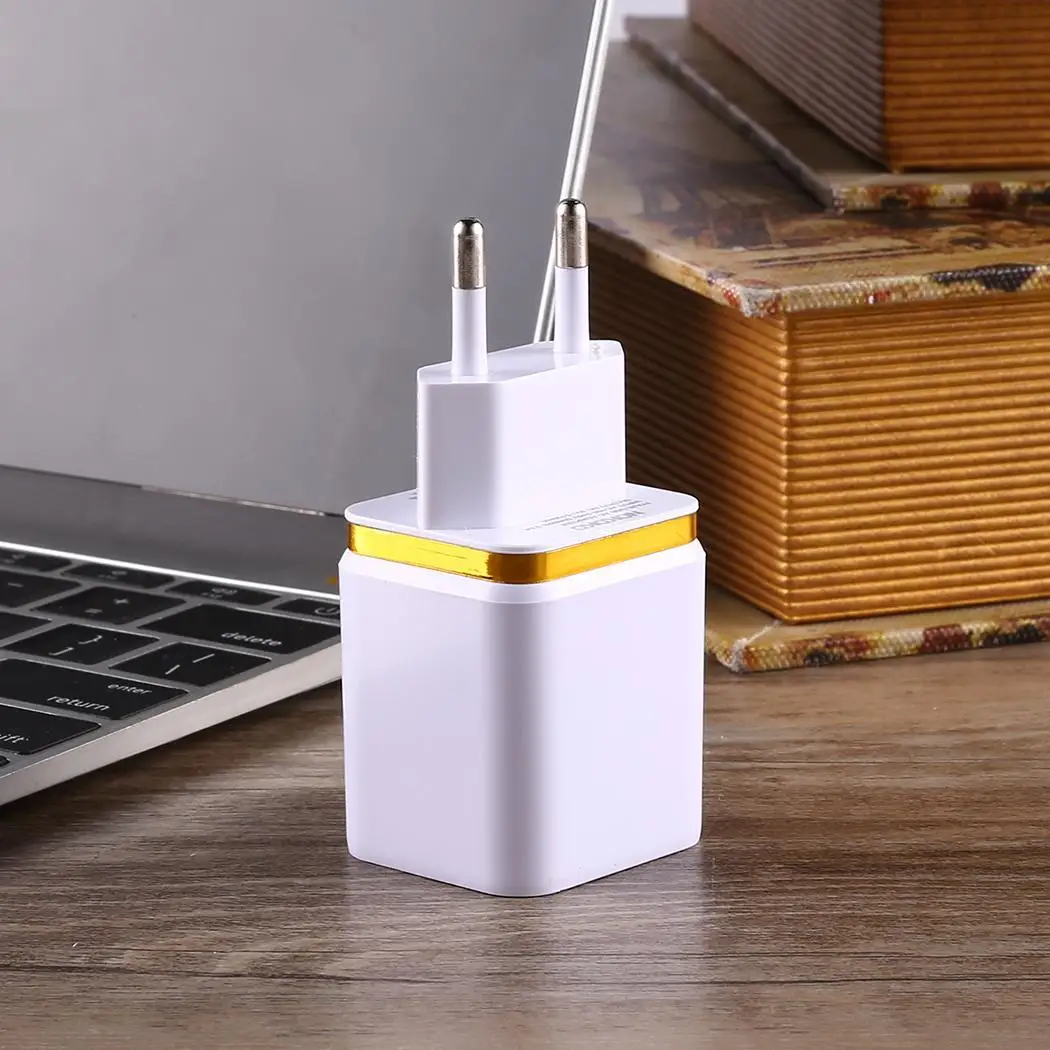 5 V Универсальный 4 Порты данных зарядки ЕС США штекер 100 240 50/60Hz 0.5A USB разъем