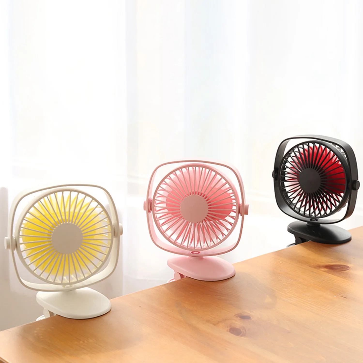 New Mini Usb Rechargeable Air Cooling Fan Clip Desk Dual Use Home Student Dormitory Bedside Portable Desktop Office | Бытовая техника