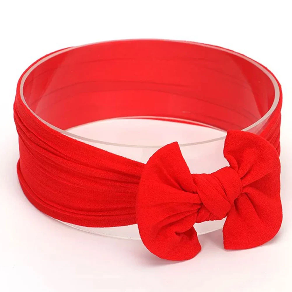 2019 нейлоновые широкие повязки на голову с большим бантом для малышей творчества