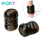 Шипы Презервативы с рукавом кольцо на член увеличение для мужчин t удлинитель секс-игрушки для мужчин Задержка эякуляции пары инструмент для взрослых продукт эротический