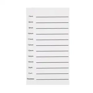 Акриловая доска для наращивания ресниц, профессиональная индивидуальная пластина для наращивания ресниц, акриловая белая пластина для ресниц, инструменты для наращивания ресниц