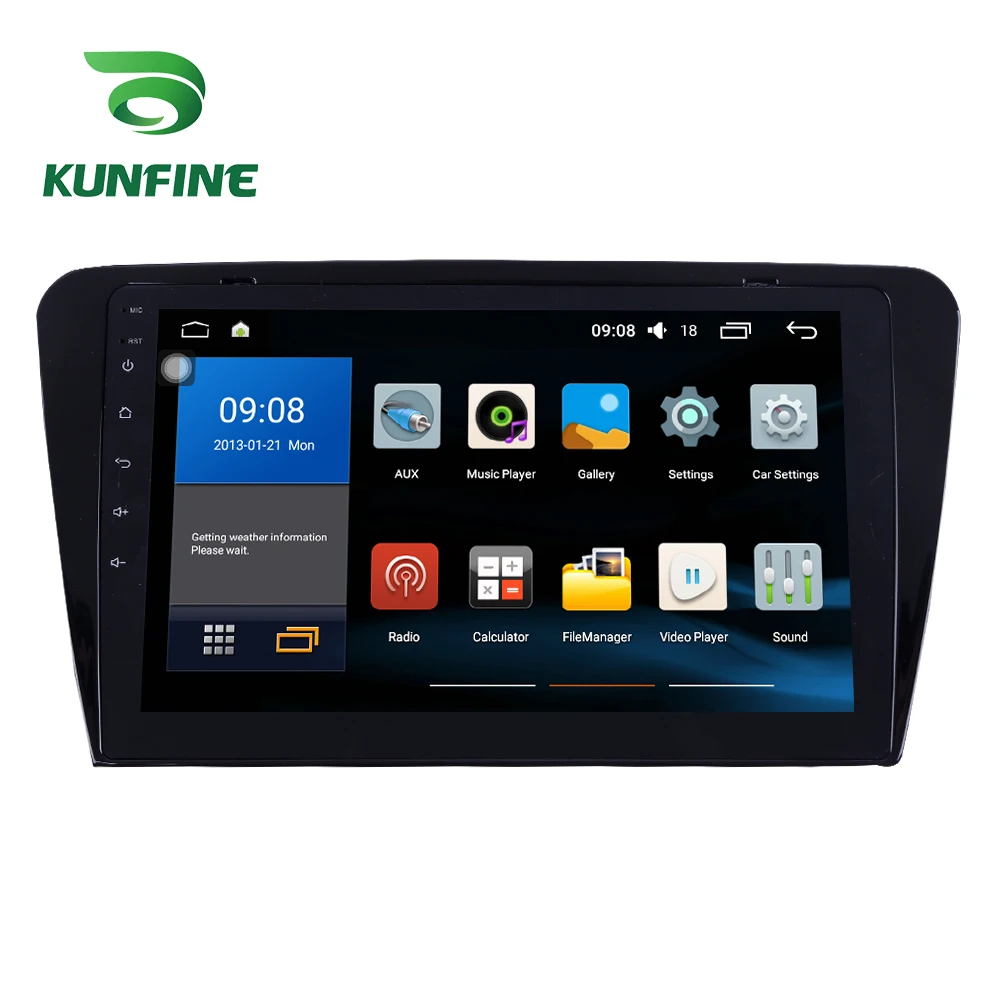 Восьмиядерный 1024*600 Android 8 1 автомобильный DVD GPS навигационный плеер Deckless стерео для