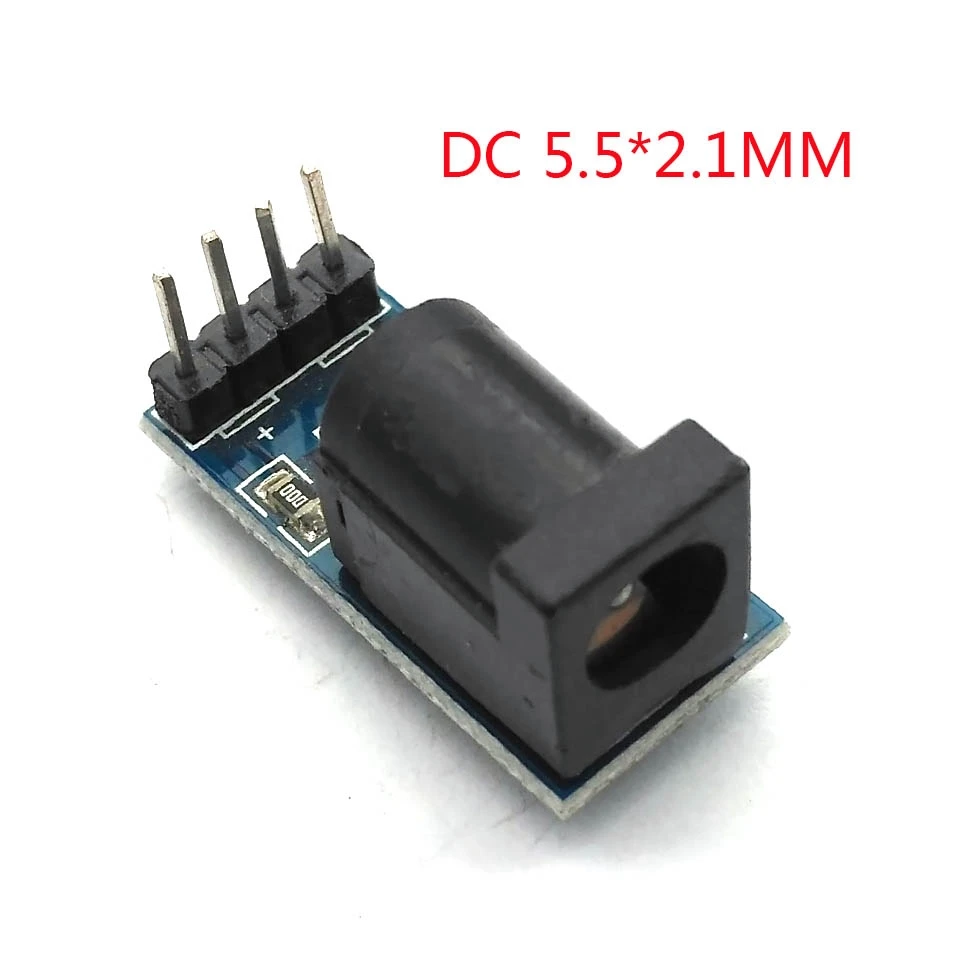 DC DC005 5 мм x 2 1 черный адаптер питания постоянного тока Разъем Модуль