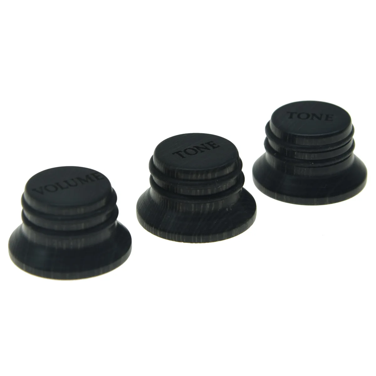 Dopro Black Hard Wooden Knobs Strat/LP Style Volume Tone Top Hat Bell Wood for Metric 5.8mm Shaft Pots | Спорт и развлечения