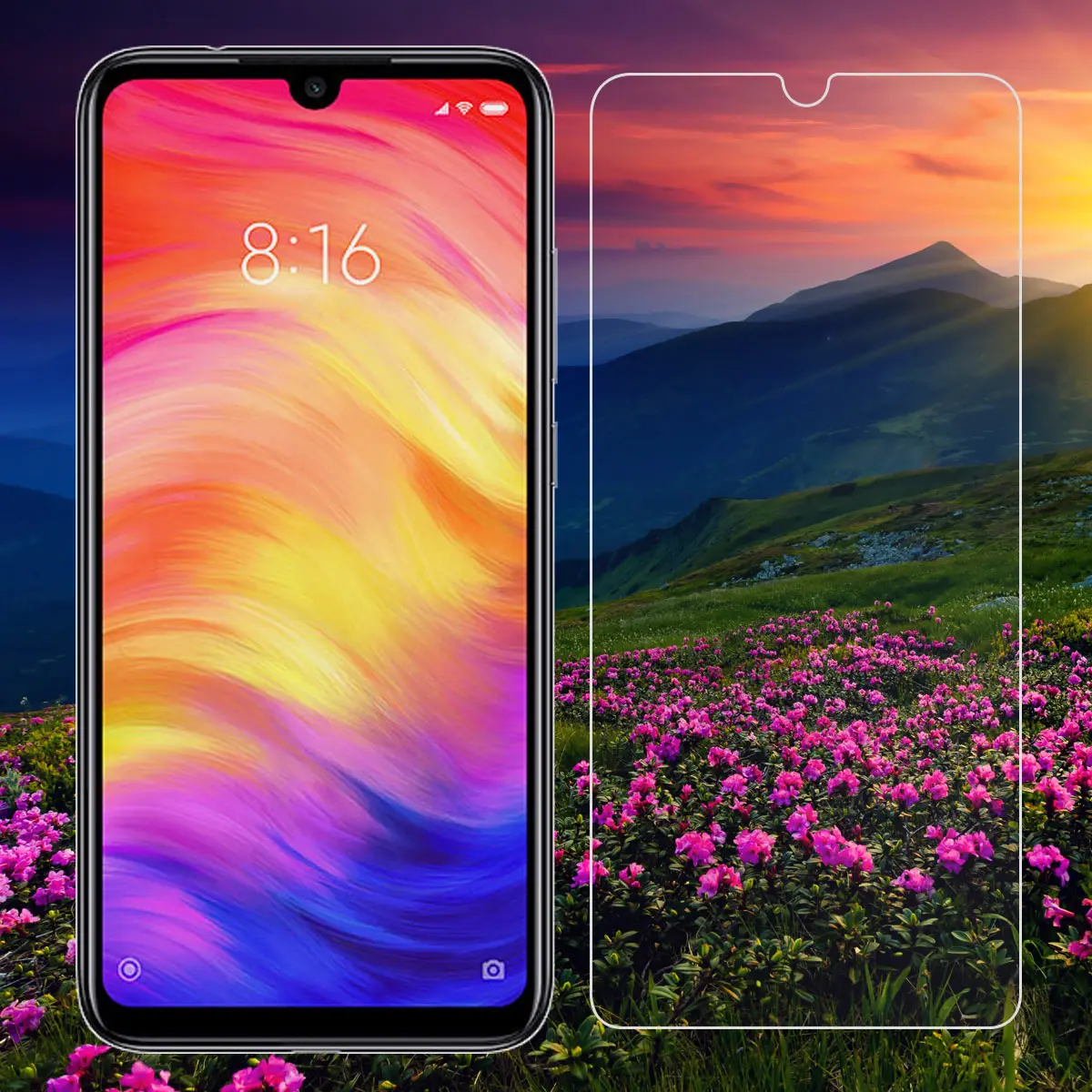1 упаковка закаленное Стекло Экран протектор для Xiaomi Redmi Note 7 телефон пленка