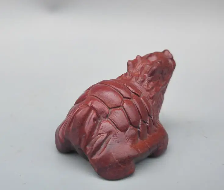 Китайская Домашняя Коллекция ручная работа резьба по дереву черепаха дракона