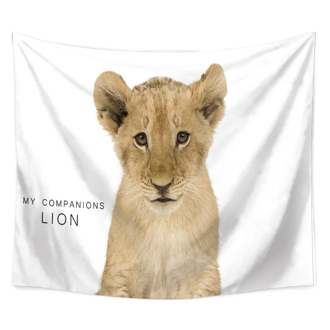 Милое животное Мандала настенные гобелены украшения дома Висячие Boho пляжный