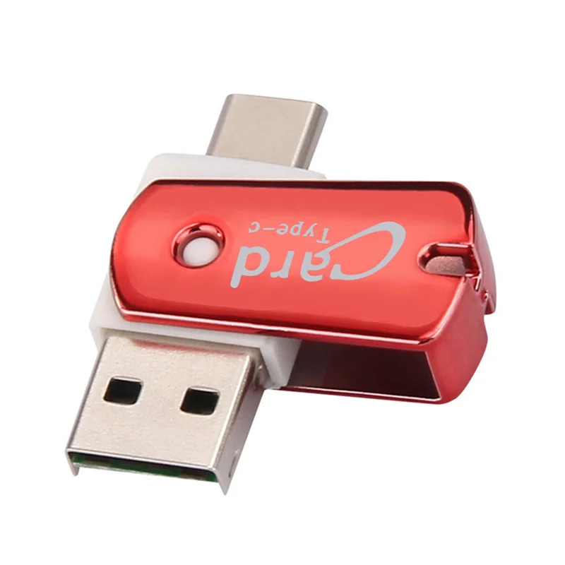 OTG type-C к USB 3 1 Micro-SD TF кард-ридер адаптер для Android мобильного телефона компьютера Lector