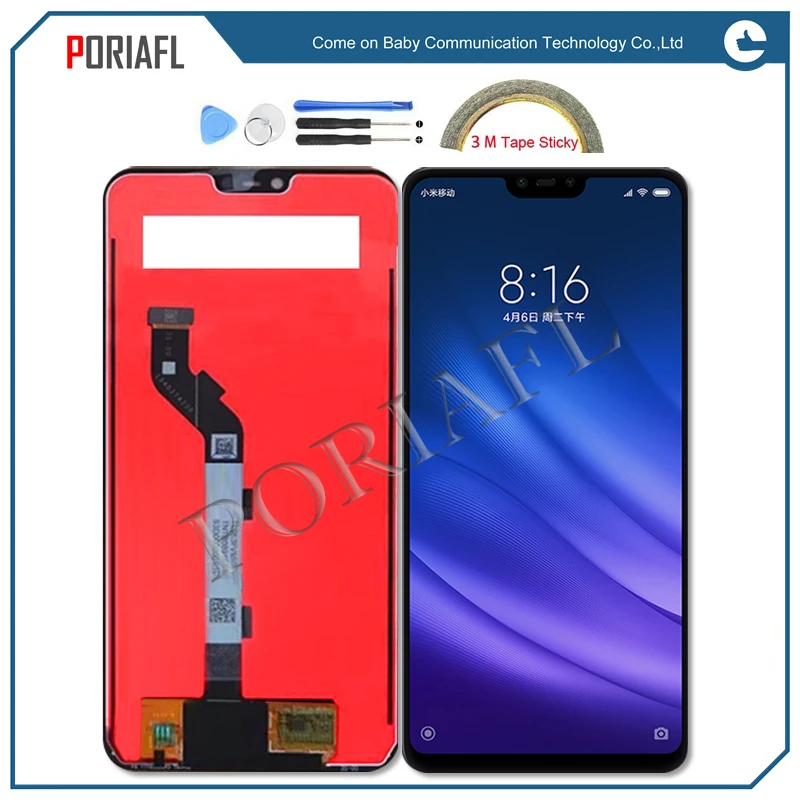 Протестированный ok для Xiaomi 8 lite Mi8 ЖК дисплей кодирующий преобразователь