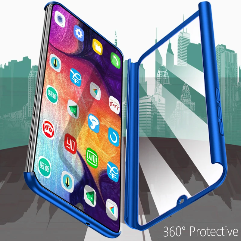 360 Full Protection Phone Case For Samsung Galaxy S10 Plus S10E Cover on S9 S8 Coque Note 9/8 Funda Capa with Glass |