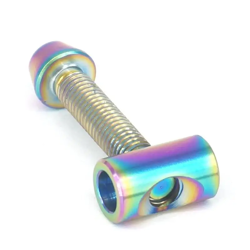 M5x25mm Радуга GR5 титановые болты с корпус гайка для велосипедного сиденья|Винты| |