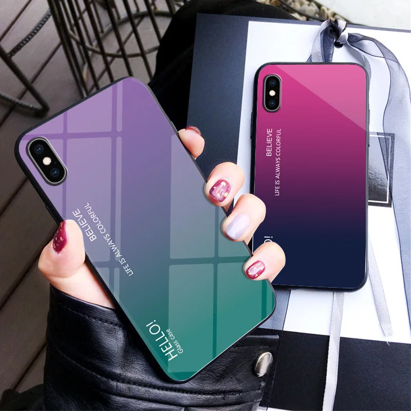 Чехол для мобильного телефона Iphone Xr Дело закаленное Стекло нуля профилактики