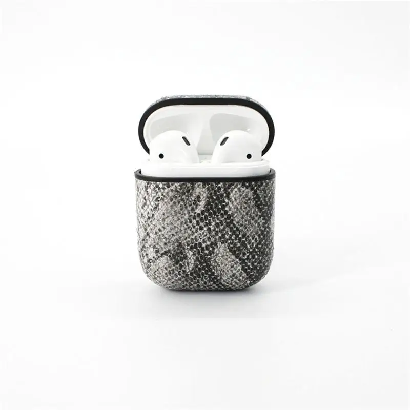 Кожаная Коробка Bluetooth гарнитура чехол для Airpods Apple защитный бизнес Беспроводные