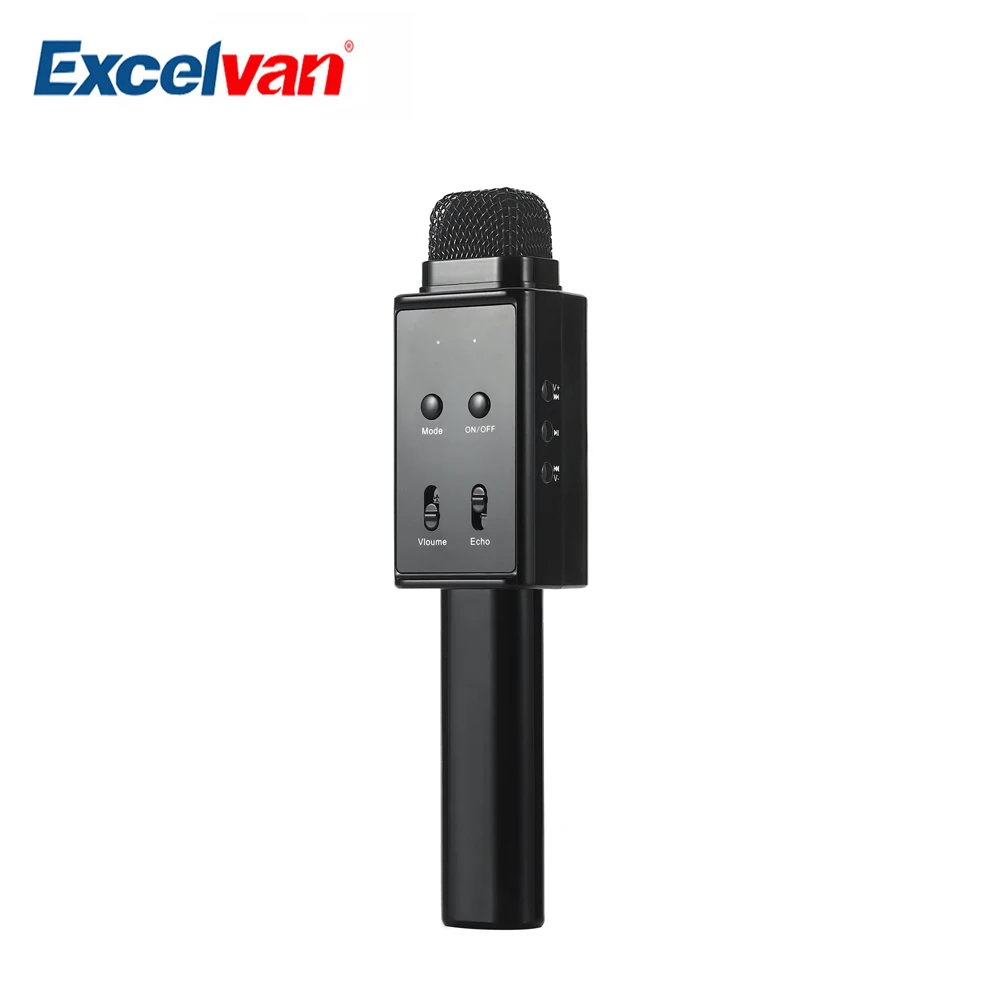 Беспроводной микрофон для караоке Excelvan H6 с 3 волшебными голосовыми режимами