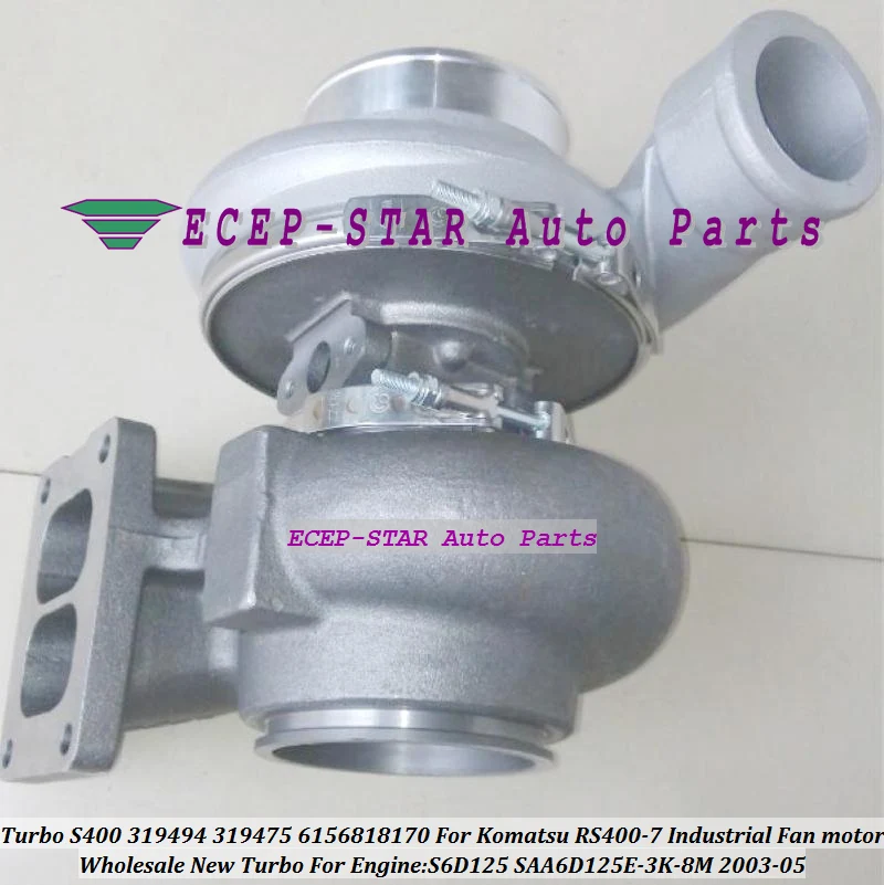Новинка 100% Turbo S400 319494 319475 6156818170 6156-81-8170 для Komatsu RS400-7 S6D125 двигатель Промышленного