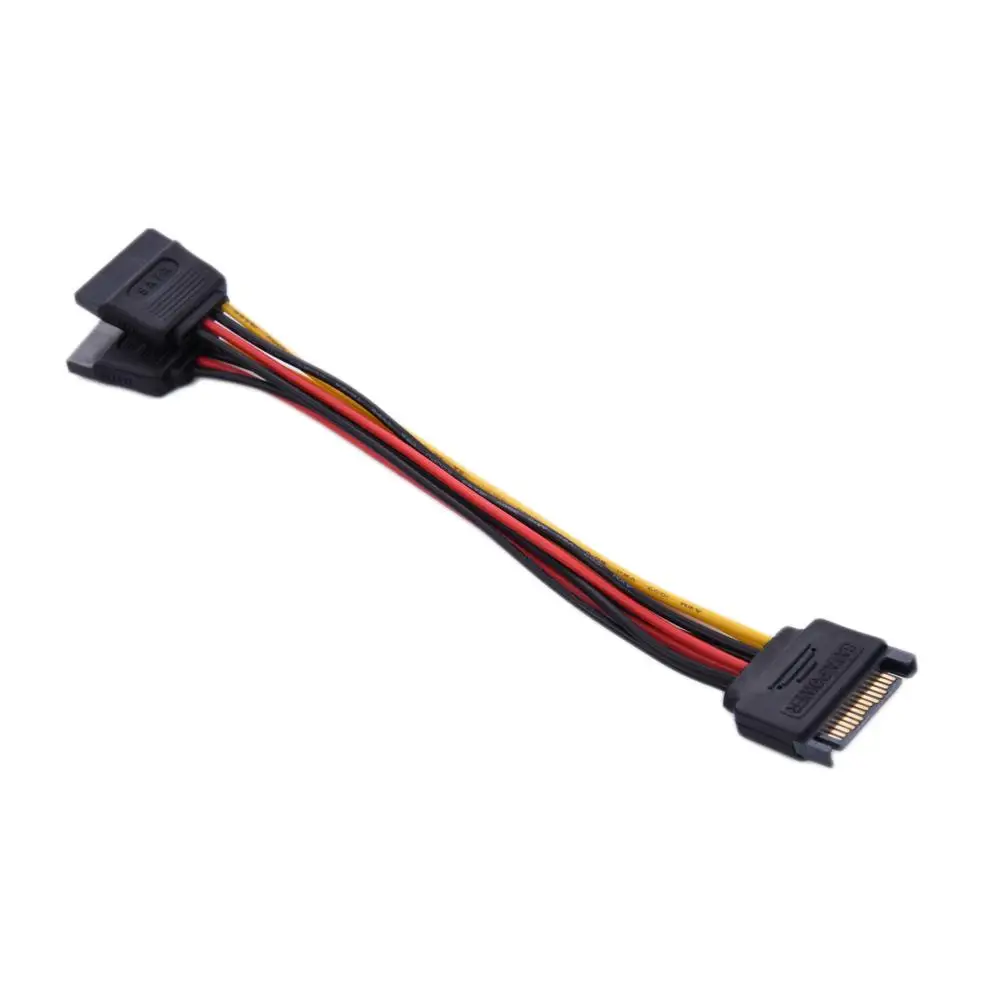 Новый компьютерный кабель SATA 15Pin питание папа мама y разветвитель адаптер кабель|