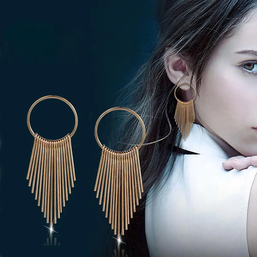 Новые женские модные серьги ювелирные изделия Модные с кисточками